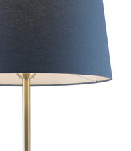 Load image into Gallery viewer, Dior Floor Lamp Antique Brass / Blue
