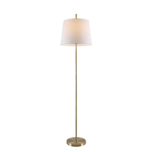 Load image into Gallery viewer, Dior Floor Lamp Antique Brass / White