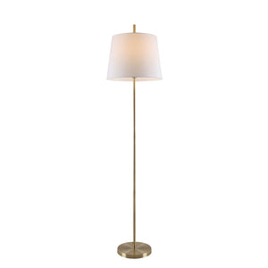 Dior Floor Lamp Antique Brass / White