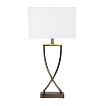 Load image into Gallery viewer, Chi Table Lamp Antique Brass