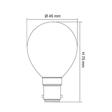 Load image into Gallery viewer, 4W Fancy Round B15 Frost Dimmable 2700k SAL