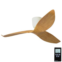 Load image into Gallery viewer, Aeratron AE3+ DC 50&quot; 3 Blade White Motor Light Timber Woodgrain Blade No Light