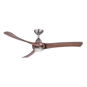Arumi AC 52" Pewter Motor Koa Blades with No Light and Wall Control