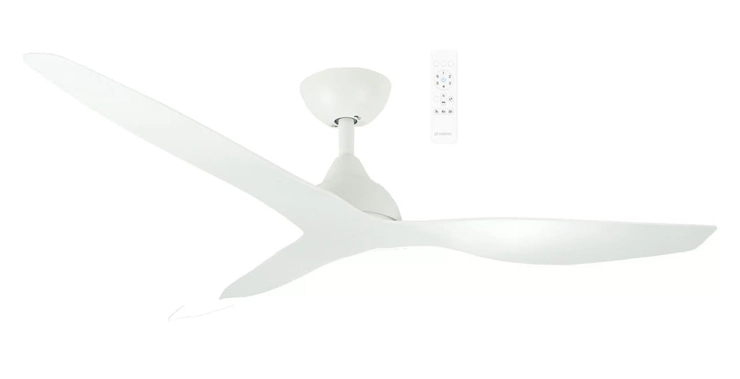 Avoca 3 Blade 52 1320mm DC Fan with WiFi Control White