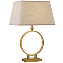 Load image into Gallery viewer, Brena Table Lamp Antique Gold / Cream