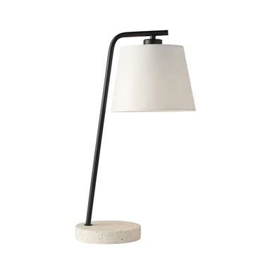 1395 Checo Terrazzo Desk Lamp with White Shade