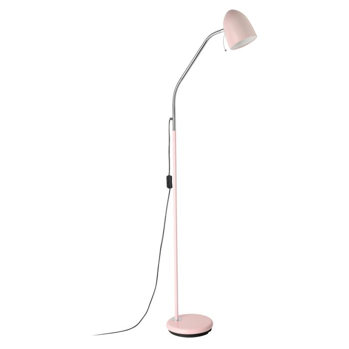 Lara Single Floor Lamp Pastel Pink