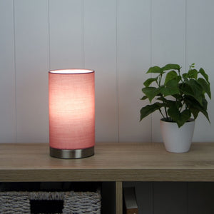 Mantel Touch Lamp Pink