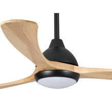 Load image into Gallery viewer, Fanco Sanctuary DC CCT LED 52 Black Motor Natural Blades
