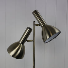 Load image into Gallery viewer, Vespa Twin Floor Lamp Antique Brass