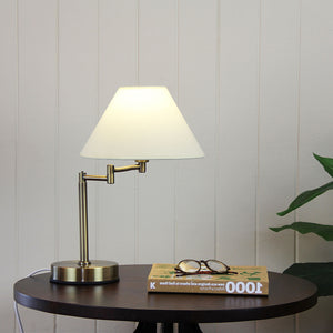 Zoe Touch Lamp Antique Brass