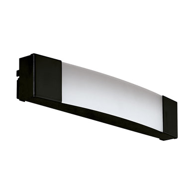 Siderno Vanity Light Black 350mm 8W