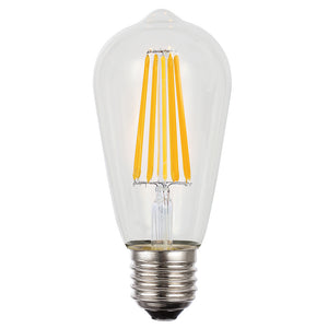 8W LED Dimmable ST64 Filament ES 2700K Lusion