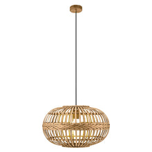 Load image into Gallery viewer, Amsfield Round Pendant Light Wood