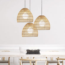 Load image into Gallery viewer, Mette.35 Natural Rattan Pendant with Suspension