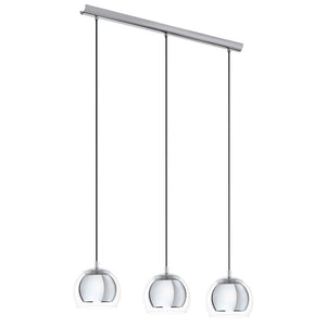 Rocamar 3 Light Chrome Pendant