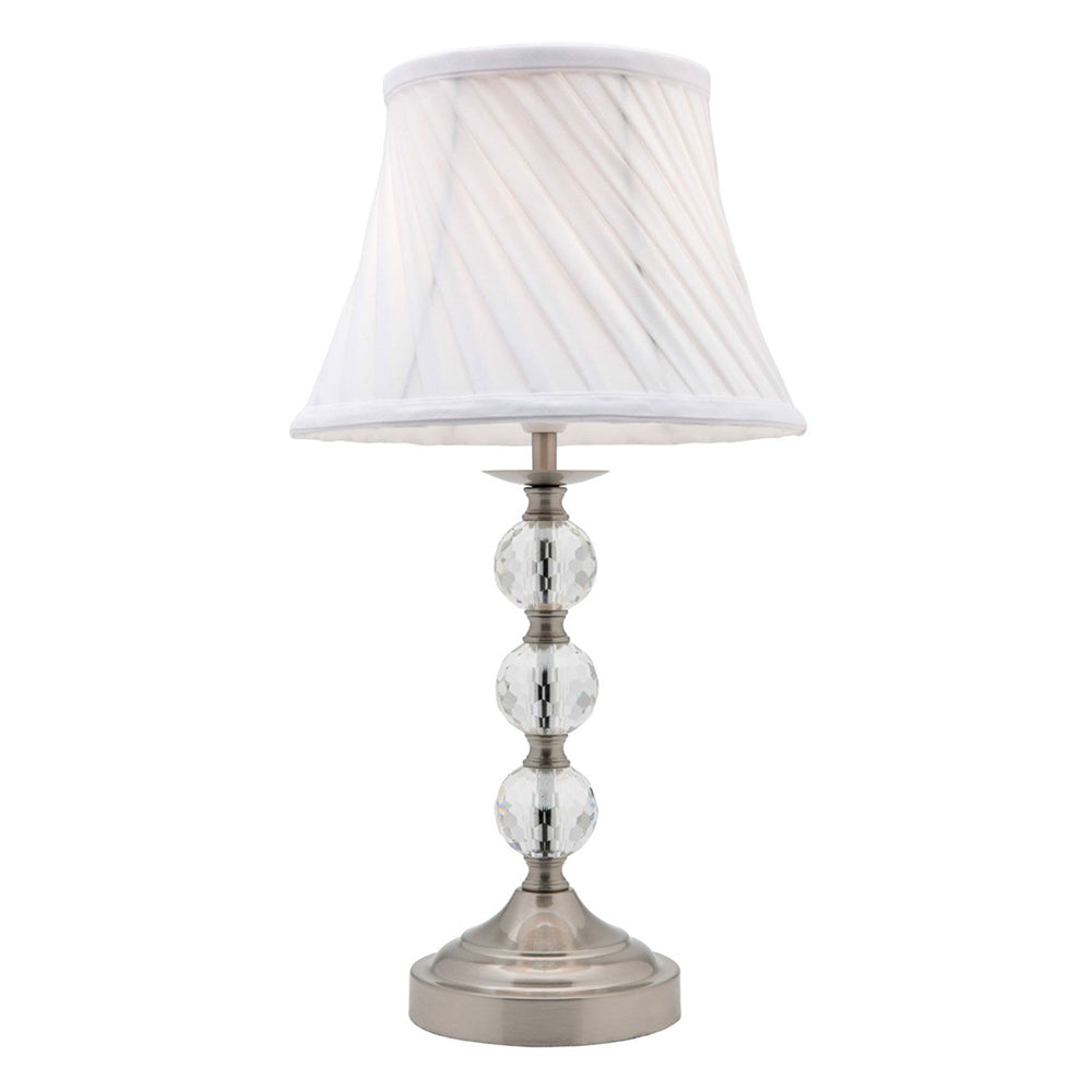 Owen Touch Lamp Brushed Chrome