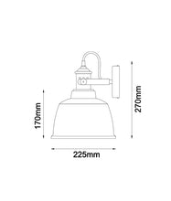 Load image into Gallery viewer, Alta Bell Metal Wall Lamp Grey