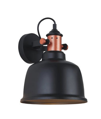 Alta Bell Metal Wall Lamp Black