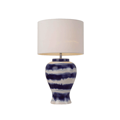 Asta Table Lamp White / Blue