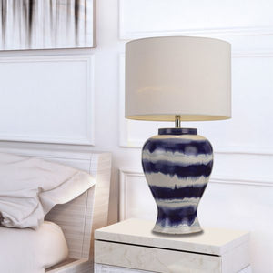 Asta Table Lamp White / Blue