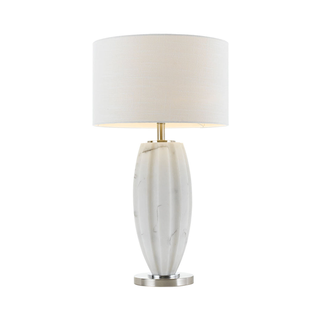 Axis Table Lamp White Marble