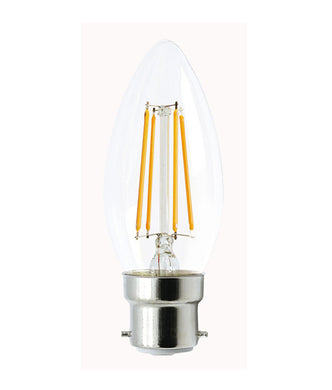 CF38DIM C37 B22 4W 2700k Candle Filament Dimmable CLA