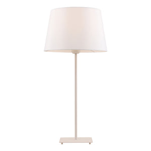 Devon Table Lamp White / White