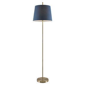 Dior Floor Lamp Antique Brass / Blue