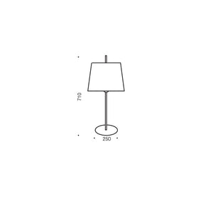 Dior Table Lamp White / White