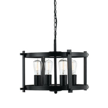 Load image into Gallery viewer, Finley 46 4 Light Pendant Black