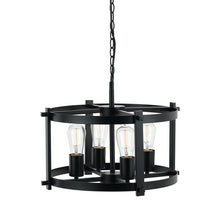Load image into Gallery viewer, Finley 46 4 Light Pendant Black