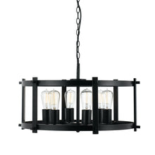 Load image into Gallery viewer, Finley 60 6Lt Pendant Black