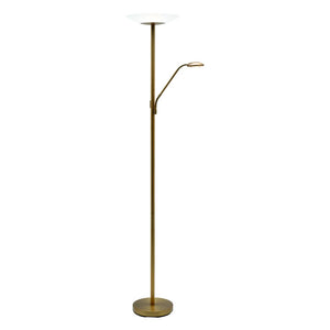 Emilia Mother And Child Floor Lamp Antique Brass