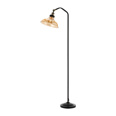 Hertel Floor Lamp Black / Amber