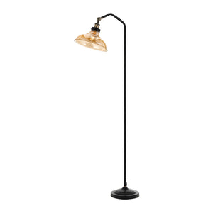 Hertel Floor Lamp Black/Amber