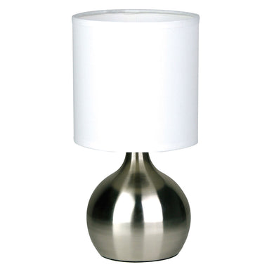Lotti Touch Lamp Brushed Chrome