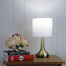 Load image into Gallery viewer, Lola Touch Lamp Antique Brass