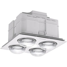Load image into Gallery viewer, Forme 4 Heat 3 in 1 Bathroom Heater Exhaust Fan 10W LED Downlight