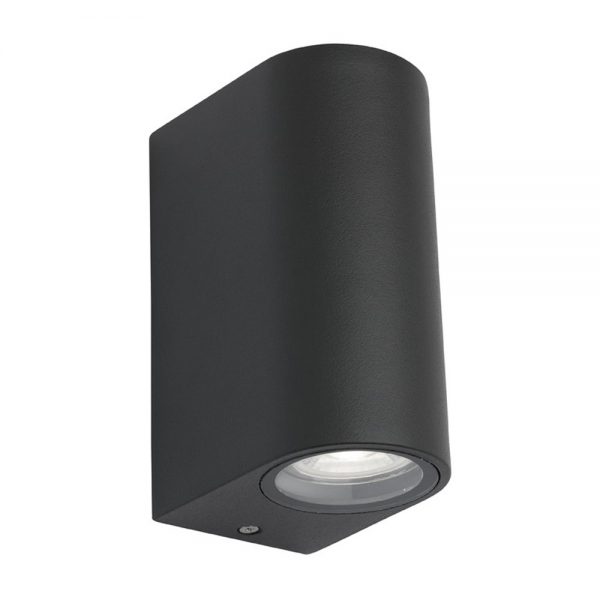 Marvin II LED Up/Down Wall Light Sensor Black
