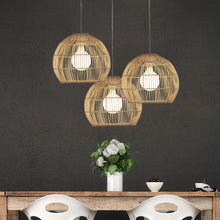 Load image into Gallery viewer, Batu.36 Natural Rattan Pendant with Suspension