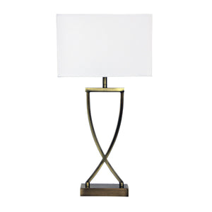 Chi Table Lamp Antique Brass