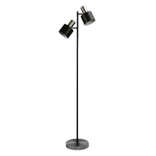 Load image into Gallery viewer, Ari Twin Floor Lamp Brushed Chrome