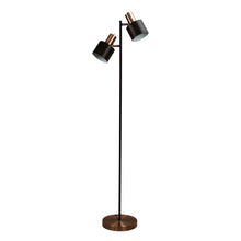 Load image into Gallery viewer, Ari Twin Floor Lamp Brushed Copper