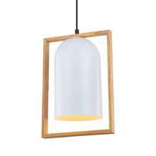 Load image into Gallery viewer, Swing1 Pendant White and Timber