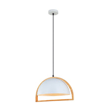 Load image into Gallery viewer, Swing3 Pendant White and Timber
