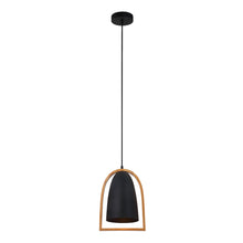 Load image into Gallery viewer, Swing6 Pendant Black and Timber