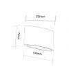 Load image into Gallery viewer, Tama2 Up Down Wall Light Sand White 3000k