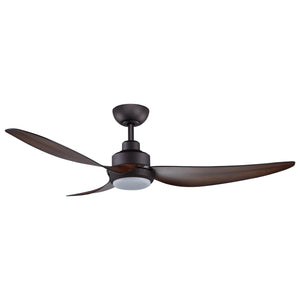 Trinity V3 DC 56" Oil Rubbed Bronze with Koa Blades Remote and CCT LED Light