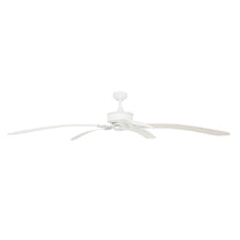 Load image into Gallery viewer, Tropicana 5 Blade AC 72&quot; White Motor with White Washed Curved Blades Wall Control No Light